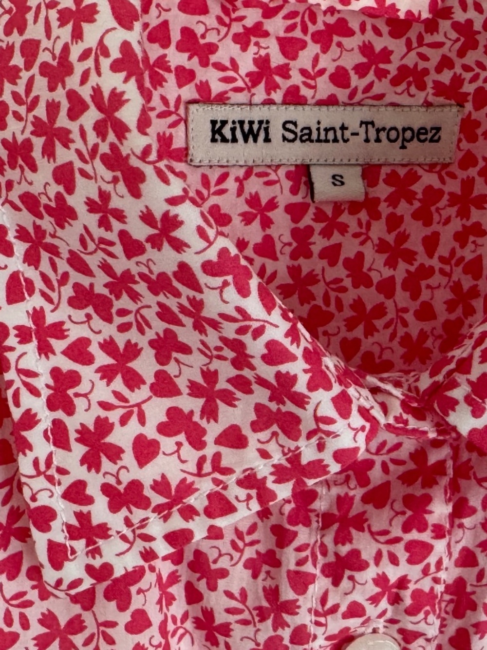 NWOT, KIWI OF ST. TROPEZ, LIBERTY PRINT, COTTON SHIRTDRESS/COVERUP